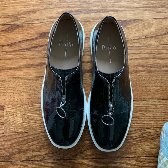 Linea Paolo wedge sneaker bootie with zipper - Picture 1 of 8